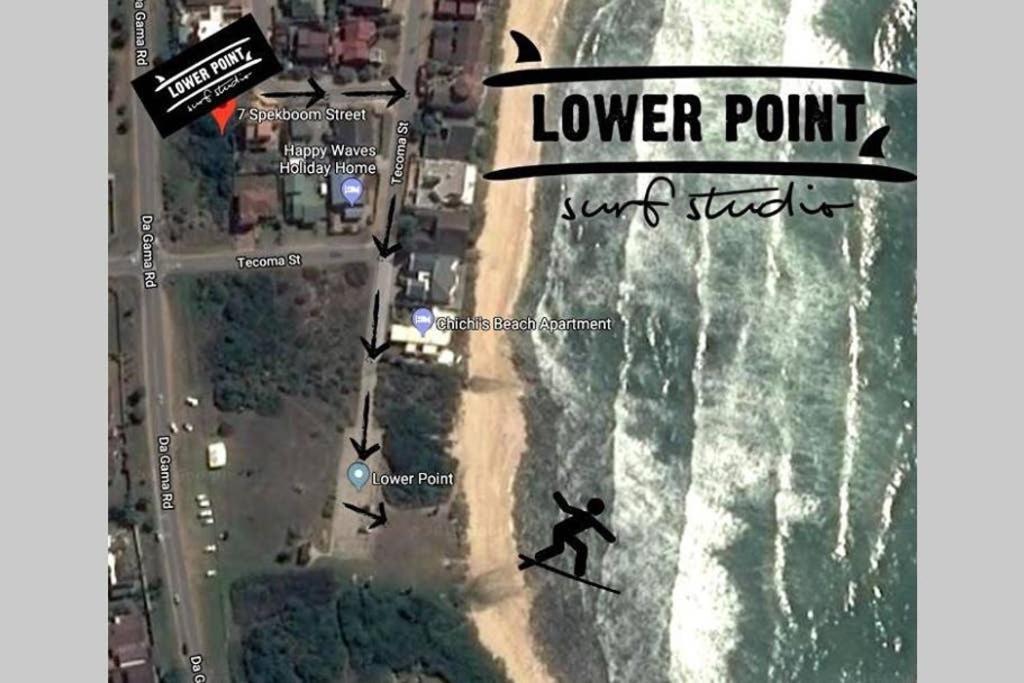 Lower Point Surf Studio 2 ジェフリーズ・ベイ エクステリア 写真